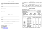Certificate of approval Certificate of sale Dear user
