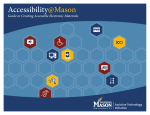 Accessibility@Mason - Assistive Technology Initiative