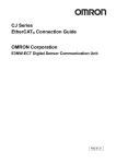 CJ Series EtherCAT® Connection Guide E3NW-ECT Digital