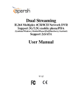 Dual Stream 4CH_8CH_2 SATA_ H264 DVR User Manual V1