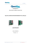 OpenVox AE810 DAHDI User Manual