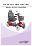 standard user guide - Shoprider Mobility Scooters