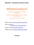 MDSR-SA/CAT User Manual V3.0