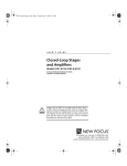 Closed-Loop Stages and Amplifiers