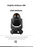 Brightly Hotbeam 10R User Manual