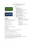 SC1602Pro RS485 Serial LCD Display