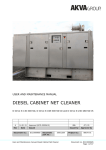 UK Diesel Cabinet Net Cleaner User Manual
