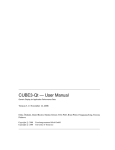 CUBE3-Qt --- User Manual