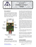 AutoGlow Installation and User`s Manual AutoGlow Installation and