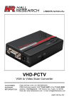 Model VHD-PCTV