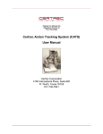 Certrec Action Tracking System (CATS) User Manual