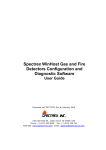 Spectrex WinHost Gas and Fire Detectors Software User Guide