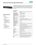 HOBO U24 Conductivity Logger (U24