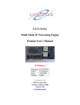 LS-3x Series Multi-Mode IF Processing Engine Product User`s Manual