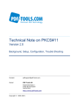 Technical Note on PKCS#11