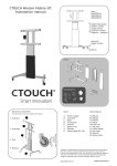 CTOUCH Wallom Mobile lift Installation manual