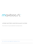 ATOMIC BATTERY CASE FOR GALAXY S4 I9500