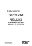 USER`S MANUAL TSP800