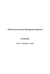 1024-Channel Central Management Software CV3