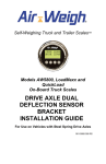 Drive Axle Deflection Sensor Installation Manual - Why Air
