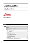 Leica SurveyOffice Leica SurveyOffice