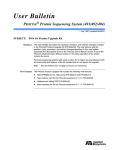 User Bulletin PROCISE® Protein Sequencing