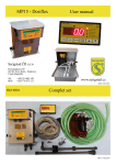 User manual MP15 - Dosiflex Complet set