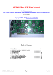 MPEGIOPro SDK User Manual