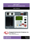 EZCT-S2A User`s Manual - Vanguard Instruments Company, Inc.