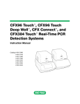 CFX96 Touch™, CFX96 Touch Deep Well™, CFX - Bio-Rad