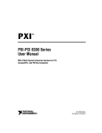 PXI-PCI 8330 Series User Manual