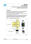 ST7580 power line modem demonstration kit graphical user interface