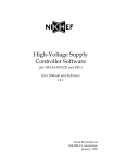 High-Voltage Supply Controller Software (for