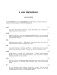 8. FULL DESCRIPTIONS