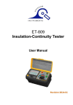 User Manual_ET-809 manual_Ver_0