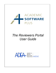 The Reviewers Portal User Guide