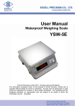 User Manual YSW-5E