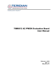 78M6612 AC-PMON Evaluation Board User Manual