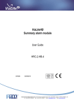 ViaLiteHD Summary alarm module