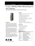 915U-2 Wireless Mesh Networking I/O and