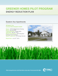 GREENER HOMES PILOT PROGRAM ENERGY REDUCTION