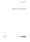 Trimble Juno 5 handheld - User Guide