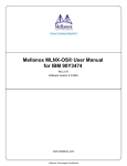 Mellanox MLNX-OS® User Manual for IBM 90Y3474