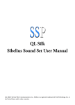 QL Silk Sound Set User Manual