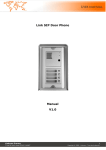 Link SIP Door Phone Manual V1.0
