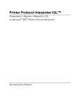 Printer Protocol Interpreter IGL™
