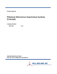 Platinum Retrovirus Expression System, Ecotropic