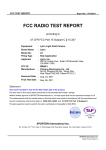 FCC RADIO TEST REPORT