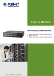 User`s Manual of SGSW-24040 / 24240 Series 1