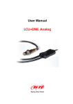 User Manual LCU–ONE Analog
